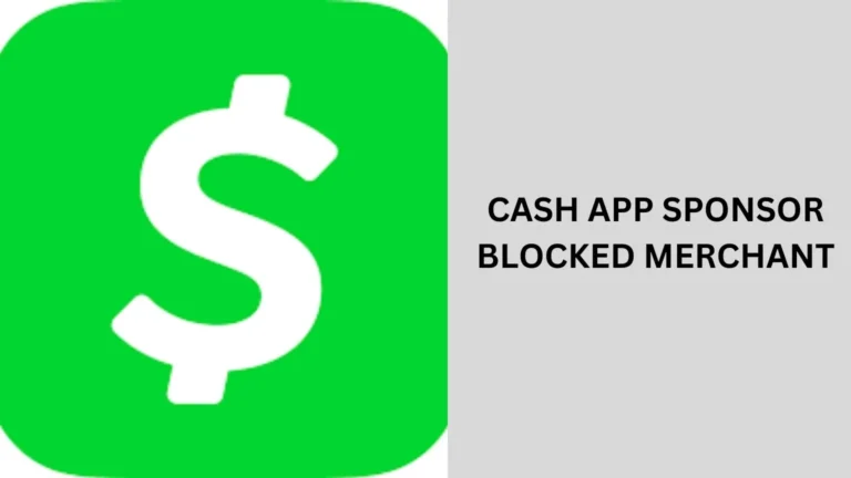 Cash App Sponsor Blocked Merchant