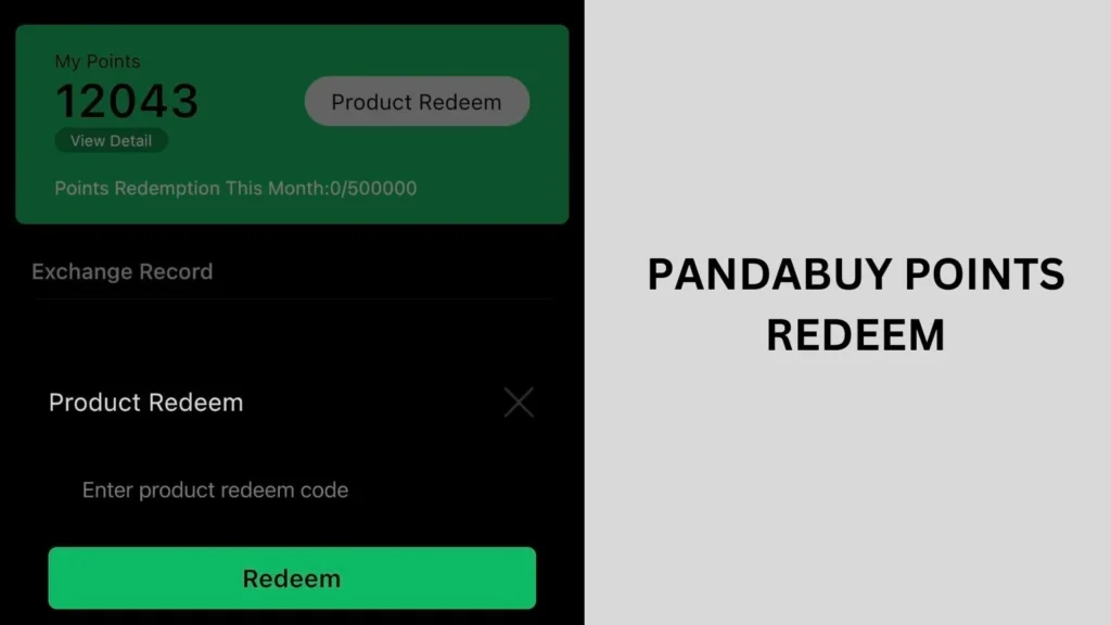 pandabuy points redeem