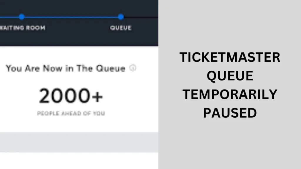 ticketmaster queue temporarily paused