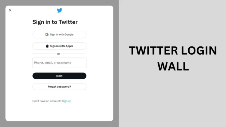 Twitter Login Wall