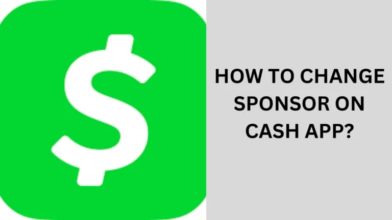 how to change sponsor on cash app