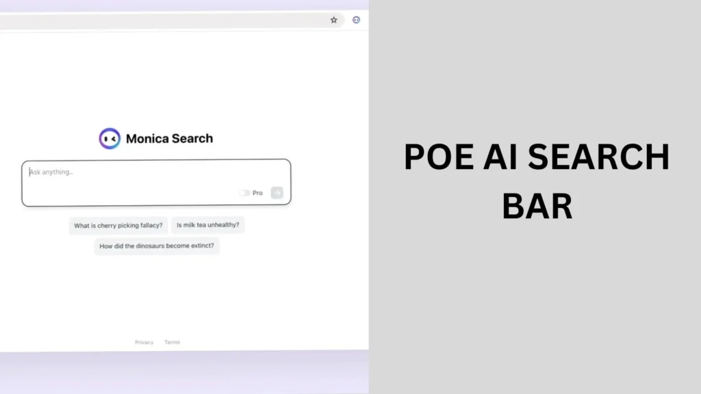 poe ai search bar